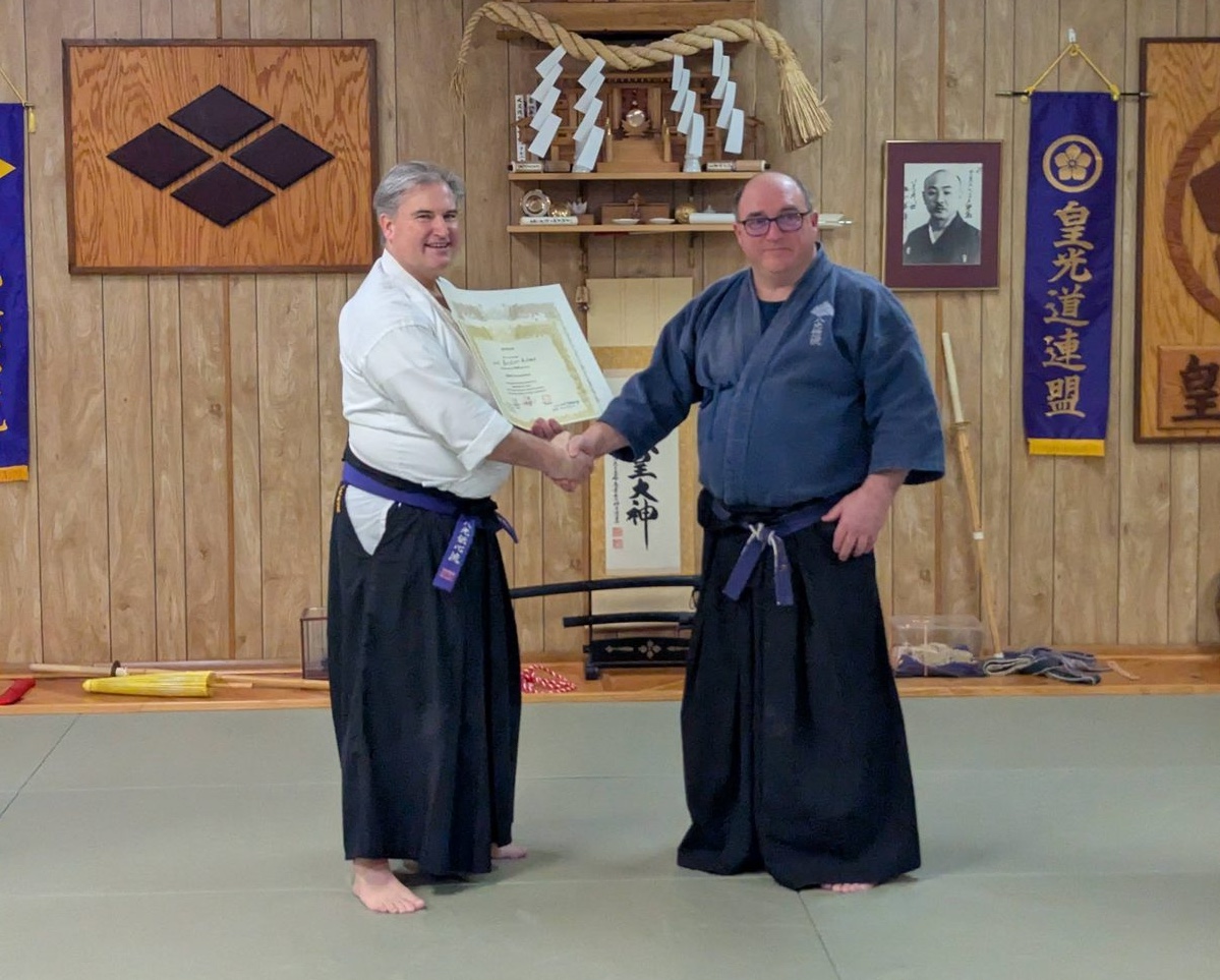 SDK Chris Kobak and Shihan Joel Bosler-Kilmer at Kobaka Dojo